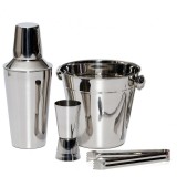 Cumpara ieftin Set 4 piese pentru cocktail, frapiera si shaker din inox Grunberg GR2432