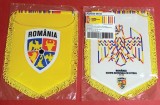 Fanion oficial (nou) fotbal - Federatia de Fotbal din ROMANIA (dimensiuni 24x16 cm)
