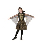 Costum Carnaval Spooky Spider Princess, 120-130 cm (6-8 Ani), Godan, Halloween, Rochie Fetite cu Guler