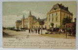 TIMISOARA , GARA DIN JOSEFIN , CARTE POSTALA ILUSTRATA , CROMOLITOGRAFIE , CLASICA