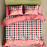 Cumpara ieftin Lenjerie de pat pentru o persoana cu husa de perna dreptunghiulara, Honey, bumbac mercerizat, multicolor