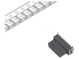 Conector PCB-PCB Mamă 16PIN 1.27mm Termoplast