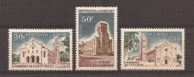 Dahomey 1966 - Catedrale, MNH foto