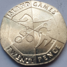 Moneda 20 pence 2019 Gibraltar, Island Games
