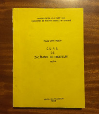 Radu Dimitrescu - Curs de Zacaminte de Minereuri (1983, curs) - Foarte rara! foto