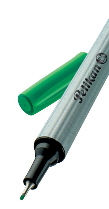 Fineliner 96 verde pe buc