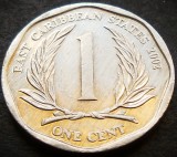 Cumpara ieftin Moneda exotica 1 CENT - INSULELE CARAIBE EST, anul 2002 * cod 3404 A, America Centrala si de Sud