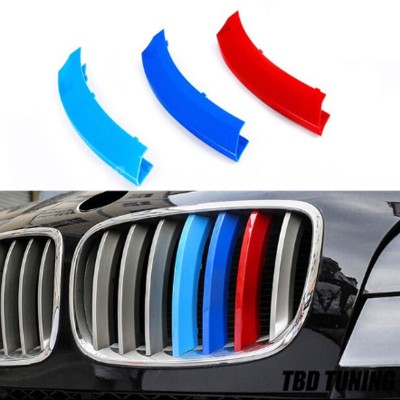 Emblema ornament plastic grila BMW MPower X5,X6 (E70,E71) 7 bare 2007-2013 foto