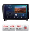 Navigatie Toyota sequoia intre anii 2008-2017 Android Ecran QLED octa core 4+64 carplay android auto KIT-sequoia+EDT-E310V3 CarStore Technology
