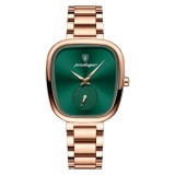 Cumpara ieftin Ceas de dama Poedagar CS1897, otel inoxidabil, rose gold, cadran verde