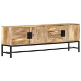 Cumpara ieftin Comoda TV, 140 x 30 x 50 cm, lemn masiv de mango