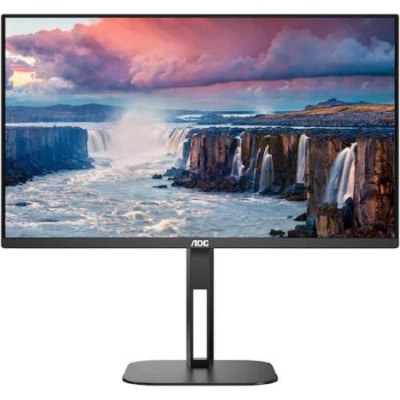 MONITOR AOC 24V5C/BK 23.8 inch, Panel Type: IPS, Backlight: WLED ,Resolution: 1920 x 1080, Aspect Ratio: 16:9, Refresh Rate:75Hz, Response time GtG: 4 foto