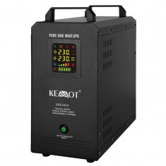 UPS Centrale Sinus Pur 500W Accu 55AH 12V Kemot Garantie 2ani foto