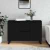 VidaXL Servantă, negru, 101,5x35x70 cm, lemn prelucrat