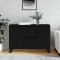 vidaXL Servantă, negru, 101,5x35x70 cm, lemn prelucrat