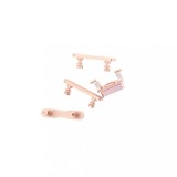 Set Banda Flex Butoane Laterale iPhone 7, Rose Gold - Inlocuire Volum, Power, Mute