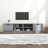Gossi comoda tv, 2 buc., sonoma gri, 80x35x36,5 cm, lemn prelucrat