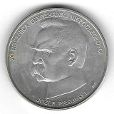 POLONIA 50000 ZLOTI 1988 , Ag 750/1000 , 19.38 g [2] JOSEF PILSUDSKI , XF++