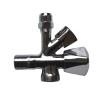 Kombi - robinet colțar m&acirc;ner cupolă 1/2&quot;x10 mm x3/4&quot;
