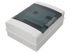 Carcasă pentru aparatură modulară IP65 gri deschis