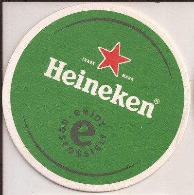 L3 - suport pentru bere din carton / coaster - Heineken foto