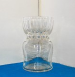 Vază cristal suflată manual &icirc;n cochilie - Colecție Bukett (Bouquet) - design Rolf Sinnemark, BODA Sweden