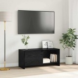 VidaXL Support TV Stejar negru 90 x 35 x 40 cm Lemn compozit