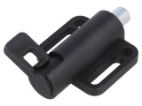 Zăvor cu arc pentru profile, aliaj zinc, 46mm, 25N/38N