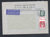 Germany REICH 1944 Postal History Rare PAR AVION Cover Vienna D.655