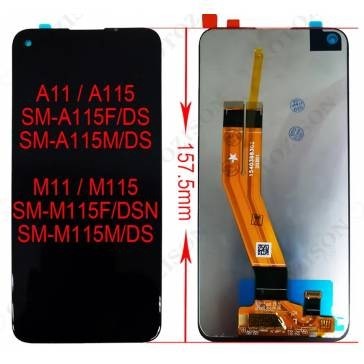 Display cu touchscreen compatibil Samsung Galaxy A11 varianta 157.5 mm