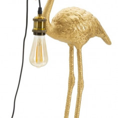 Lampa de masa Flamingo, Mauro Ferretti, 1 x E27, 40W, 37x19x59 cm, auriu