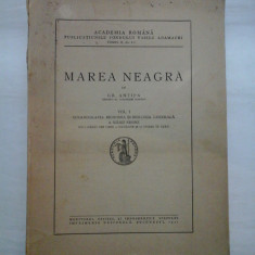 MAREA NEAGRA - GR. ANTIPA (Vol.I) - 1941