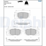 DELPHI LP3741 set placute frana,frana disc