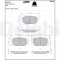 DELPHI LP3741 set placute frana,frana disc