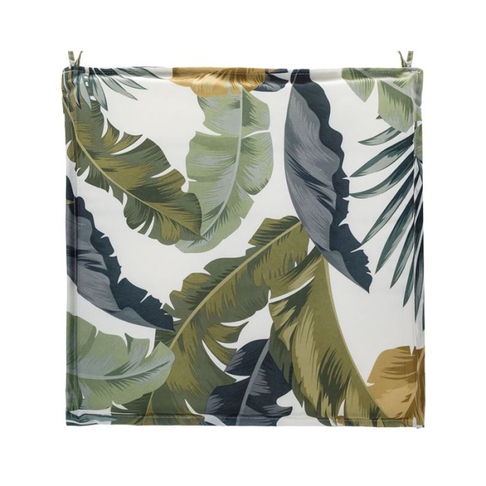 Perna pentru scaun, 40x41 cm, Frunze, Rezistent la apa, Poliester/Spuma, ATU-082563