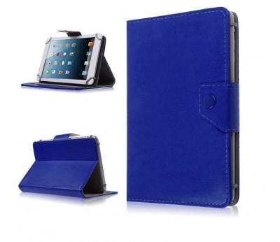 Husa Tableta 7 Inch Model X , Albastru , Tip Mapa C107 foto