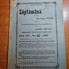 revista saptamana 9 iunie 1907-tocmelile agricole fata de principii