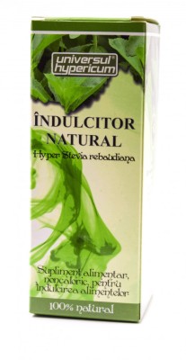 Hyper stevia rebaudiana indulcitor lichid natural 50ml hypericum foto