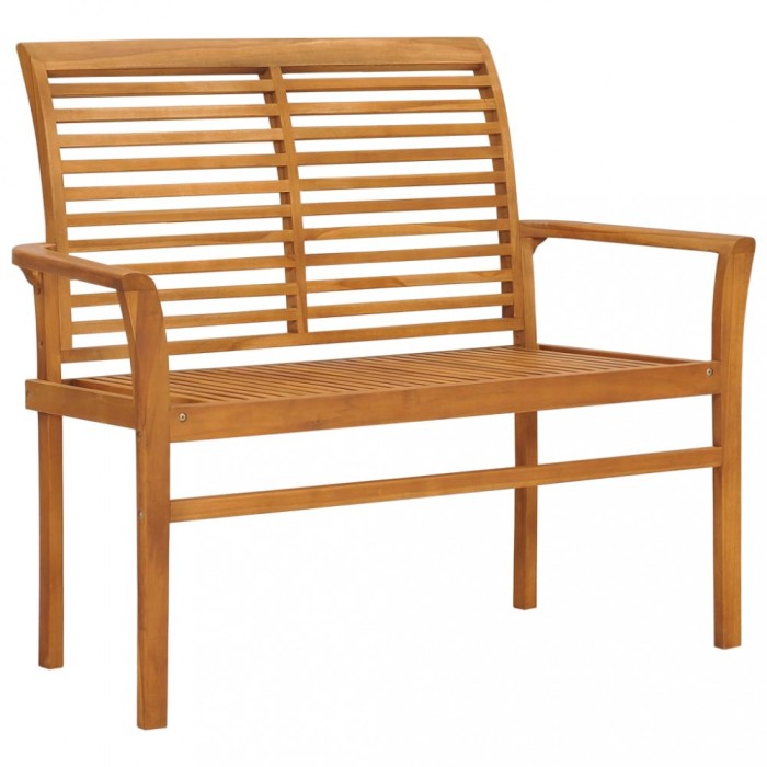 Gossi banca de gradina, 112 cm, lemn masiv de tec