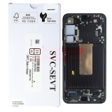 LCD+Touchscreen cu Rama Samsung Galaxy S23 Plus 5G / S916 BLACK Original Service Pack