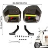 Aparatori Maini MOTO ATV SCUTER, Protectii ghidon cu benzi reflectorizante UNIVERSAL, TMMP