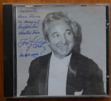 Autograful dirijorului Iosif Conta catre muzicologul Anca Florea pe un CD