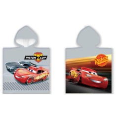 Prosop de plaja tip poncho Cars 50 100 cm