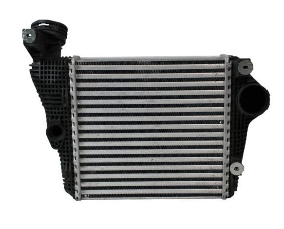 Intercooler Porsche Macan GTS (95B), 10.2015-, motor 3.0 V6 T 265kw, Macan S (95B), 02.2014-, motor 3.0 V6 T 250kw, benzina, cu/fara AC, aluminiu bra