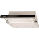 Hota incorporabila telescopica Hansa OTS6226IH, Putere de absorbtie 365 mc/h, 2 motoare, 60 cm, Argintiu