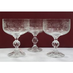 Trei cupe din cristal Baccarat, Perioada Interbelica