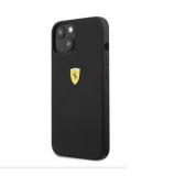 Husa Originala Scuderia Ferrari iPhone 13 Mini - FESSIHCP13SBK, Negru, Silicon