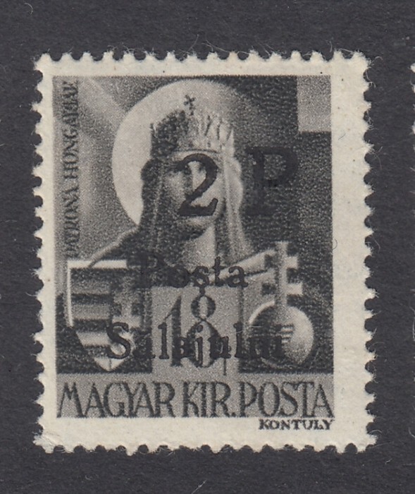 ROMANIA 1945 - POSTA SALAJULUI EMISIUNEA I 2P/18F MNH AUTENTIFICAT
