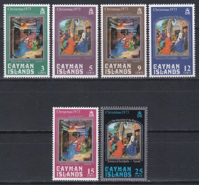 Cayman 1973 - Crăciun - Picturi, MNH foto