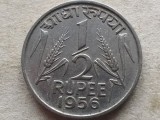 INDIA- &frac12; RUPEE 1956